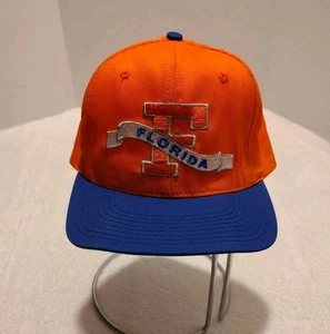 Vintage Florida Alligatoren Druckknopflasche Mütze ~ Made in USA ~ defekter Druckknopflasche Riemen ~ gebraucht - Bild 1 von 21