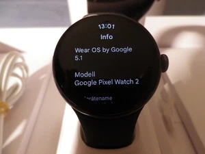 Google Pixel Watch 2 Bluetooth WiFi Smartwatch Sportarmband Obsidian schwarz - Bild 1 von 5