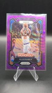 2023-24 Panini Prizm Monopoly - Julius Randle #58 Purple Wave Prizm - Picture 1 of 2