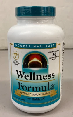 Source Naturals - Fórmula Wellness, Apoyo Inmunológico Avanzado, 240 Cápsulas 28/09 Foto 1 de 4