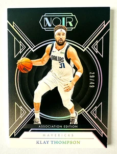 2024-25 Panini NOIR Klay Thompson Association Edition SILVER SP #/49 Mavericks! - Picture 1 of 3
