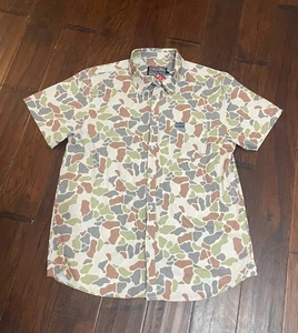 Camicia uomo BURLEBO mimetica performance abbottonata SS tg. L NUOVO 0008PBU-DC - Foto 1 di 2