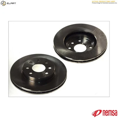 2x BRAKE DISC 61014.20 FOR PEUGEOT 2008/SUV 207/207+ 208 307/SW/Break/CC 1.2L - Image 1 of 4