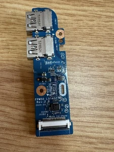 Genuine HP 15-GW 15-DW 15-DW0012NA USB Port Board PCB LS-H327P M03673-001 - Picture 1 of 2