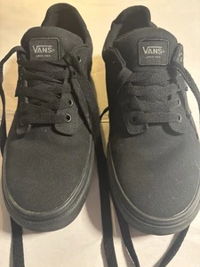 Size 10 VANS Deluxe Atwood Low Black Womens 500714 Shoes Sneakers - Picture 1 of 7