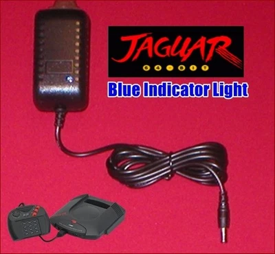 Enchufe de cable de alimentación adaptador de CA de 9 V con LED para sistema de consola Atari Jaguar NUEVO Foto 1 de 3