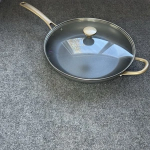BEAUTIFUL BY DREW BARRYMORE 13" Covered Fry Pan - Grey Smoke - 34cm - 2111 - NOB - Picture 1 of 5