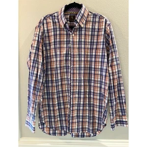 Camisa a cuadros con botones TAILORBYRD para hombre talla L multicolor manga larga - Imagen 1 de 4