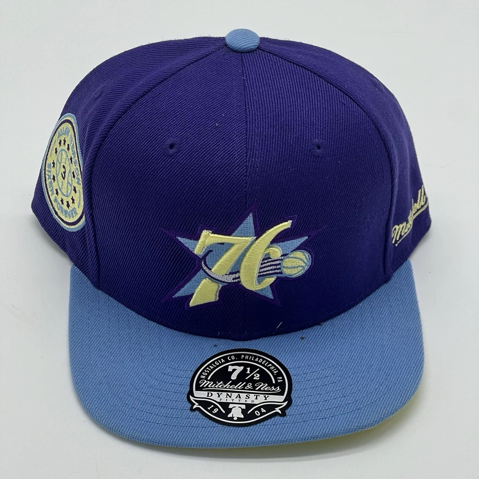 Philadelphia 76ers Mitchell & Ness NBA Sombrero Ajustado Talla 7.5 Allen Iverson ¡Limpio! Foto 1 de 4