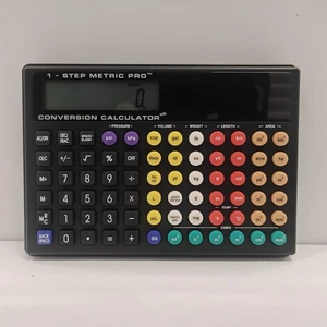 Calculadora de conversión métrica profesional métrica de 1 paso funciona con pilas 6258 FUNCIONA - Imagen 1 de 10