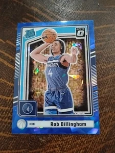 24-25 Donruss Rob Dillingham Optic Preview Rated Rookie Blue Ice Prizm #P-204 - Picture 1 of 2