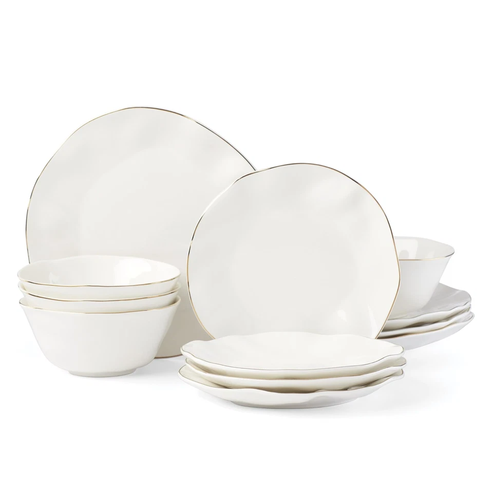 Lenox Blue Bay 12-piece Dinnerware Set 15.2 LB