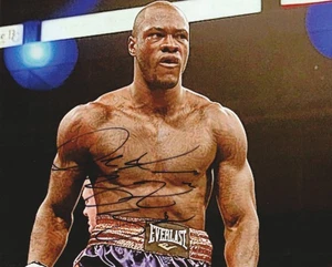 DEONTAY WILDER-  BOXER AUTHENTIC ORIGINAL 10 X 8 AUTOGRAPHED PHOTO - Picture 1 of 2