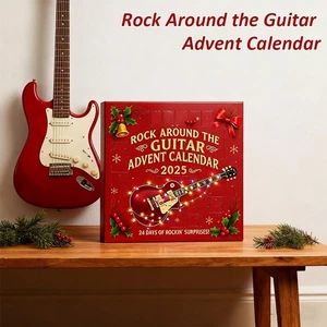Adventskalender 2025 Rock Around the Guitar, 24 Tage Weihnachten 2DFlat W3A8 - Bild 1 von 10