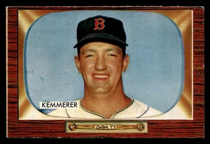 Russ Kemmerer 1955 Bowman Rookie Card #222 Boston Red Sox (Back Crease) - Picture 1 of 2