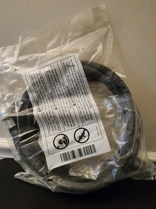 Washing Machine Hoses Black Rubber Hot and Cold Water Supply Line-6FT Long - Picture 1 of 2
