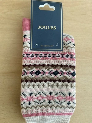 🌟Joules Women's Lucille Oat Fair Isle Socks - UK 4-8🌟 - Изображение 1 из 3