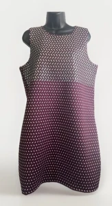 Michael Kors Womens Dress Size XLarge Purple Metallic Sleeveless Shift Dress NWT - Picture 1 of 11