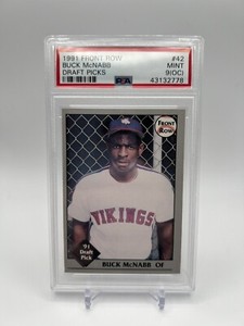 1991 Front Row Buck McNabb Draft Picks PSA 9
