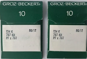 134 K 135x9 Sz:12/80 RIMOLDI 400 Sewing Machine Needles - Picture 1 of 5