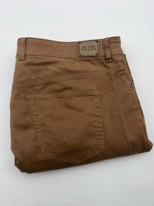 Peter Millar Pants Mens 38x31 British Tan Signature Sateen 5 Pocket Stretch - Picture 1 of 16