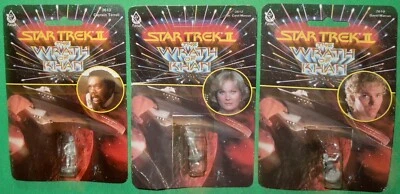 1983 FASA Star Trek II RPG 25mm Metal Miniatures Capt Terrell, Dr & David Marcus - Image 1 of 4