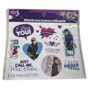 Justin Bieber 2011 sticker pack fan girl touring pack - Foto 1 di 3