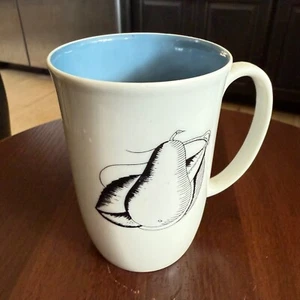 Neiman Marcus Birne Becher groß Kaffeetasse blau Interieur modernes Design - Bild 1 von 6