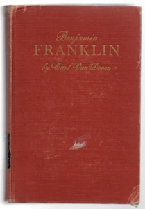Benjamin Franklin 1948 Hardcover Book Carl Van Doren - Bild 1 von 13