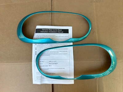 99 - 05 马自达 Miata 尾灯罩组合装饰 Splash 绿色 原始设备制造商 全新 正品 — 第 1/4 张图片