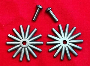 NUOVISSIMO 1 3/4" 14 punti COWBOY VAQUERO fantasia SPUR REWELS & SPILLE - Foto 1 di 1