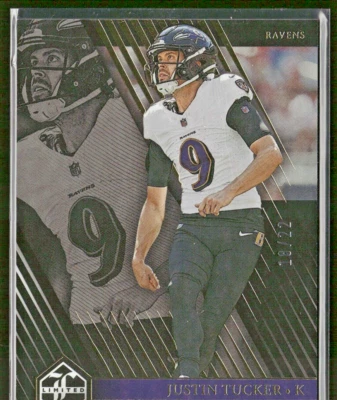 2023 Panini Limited Justin Tucker Holographic Spotlight #8 /22 - NFL Card - Image 1 of 2