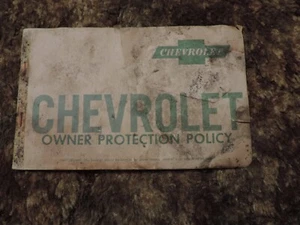 1960? Chevy Owner Protection Policy book - Picture 1 of 7