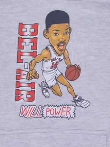 Will Smith Fresh Prince Sweatshirt SZ S Black Sz S Bel Air - Picture 1 of 5