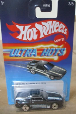 Hot Wheels Ultra Hots 1989 Mazda Savanna RX-7 Black  1:64 Scale Diecast - Image 1 of 4