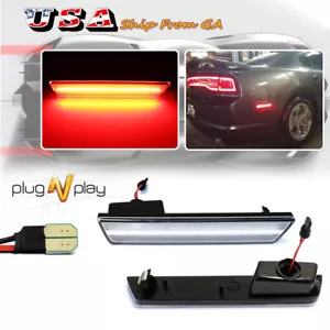 Luces LED rojas luces laterales traseras para Dodge Challenger 2008-14, cargador 11-14 - Imagen 1 de 12