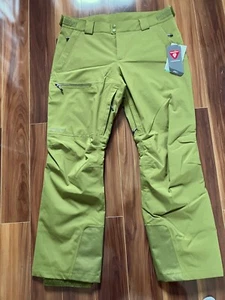 Marmot Refuge Ski Snow Pant Military Green NanoPro Waterproof Womens XL 12 - Picture 1 of 5