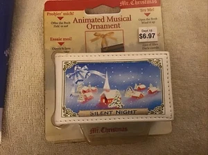 Mr Christmas Animated Nativity Book Ornament musical wind up Mr.christmas - Picture 1 of 6