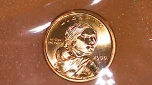 2000-P Sacagawea US-Dollar postfrisch Münze in "Brillant unzirkuliert" Zustand - Bild 1 von 10
