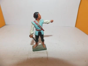 FIGURINE STARLUX CORSAIRE BLEU CLAIR ET NOIR SABRE (CASSE) - Imagen 1 de 2