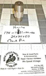 YAMAHA PW80 2Y1-11681 CRANK PIN 20X24X50MM 1 QUANTITY VINTAGE OEM FREE SHIPPING - Picture 1 of 2