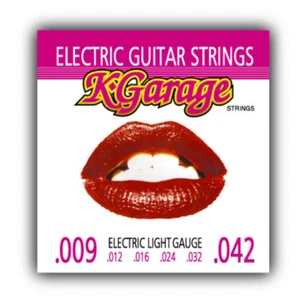 12 Sätze K GARAGE E-GITARRE SAITEN LICHTSTÄRKE - Bild 1 von 6