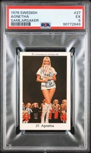 PSA 5 Pop 1 ABBA - Agnetha - 1978 SWEDISH SAMLARSAKER #27 - Picture 1 of 4