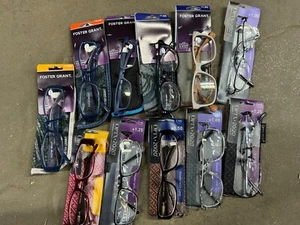 Lot Of 11 PAIRS NEW FOSTER GRANT READERS Optix 20/20 Assorted - Picture 1 of 1