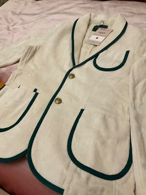 CHAQUETA DE PISCINA DE TELA DE RIZO EXTRA GRANDE NUEVA, por Designer 209 MARE Foto 1 de 4