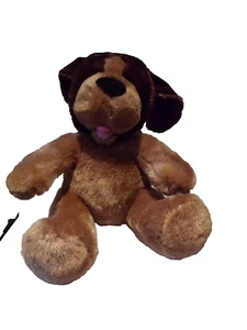 Build A Bear Brown/Caramel Puppy Dog 12" Sitting - Picture 1 of 1