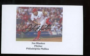 Joe Blanton Baseball Signed Auto Autograph Index Card (no COA) *e1 - Picture 1 of 2