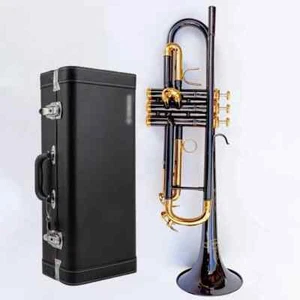 XENO8335 Trumpet B Black nickel gold trompet school orchestra plays trumpet - Picture 1 of 15