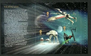(PANE 2) GB QEII Stamps MAKING OF STAR WAR 2015 Prestige Booklet Pane DY15 MNH - Picture 1 of 1