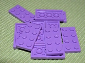(8) 2x4  Light Purple (Medium Lavender) Standard Plate Bricks  ~ Lego  ~ NEW - Picture 1 of 1